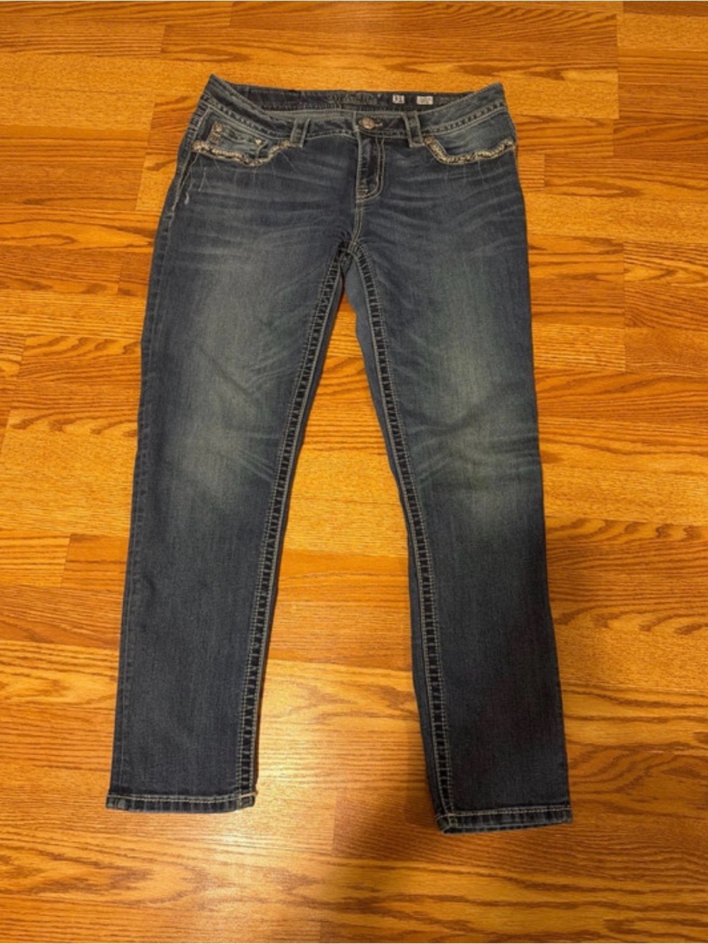 Miss Me Dark Blue Skinny Jeans